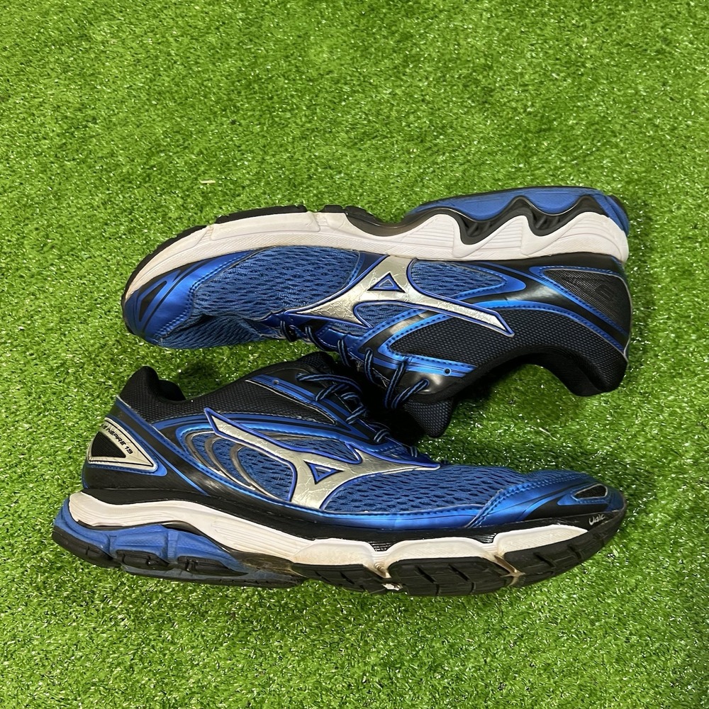 mizuno Running Shoes Size 14 Blue‎ Wave Inspire 13 EUC Men's Jogging Training